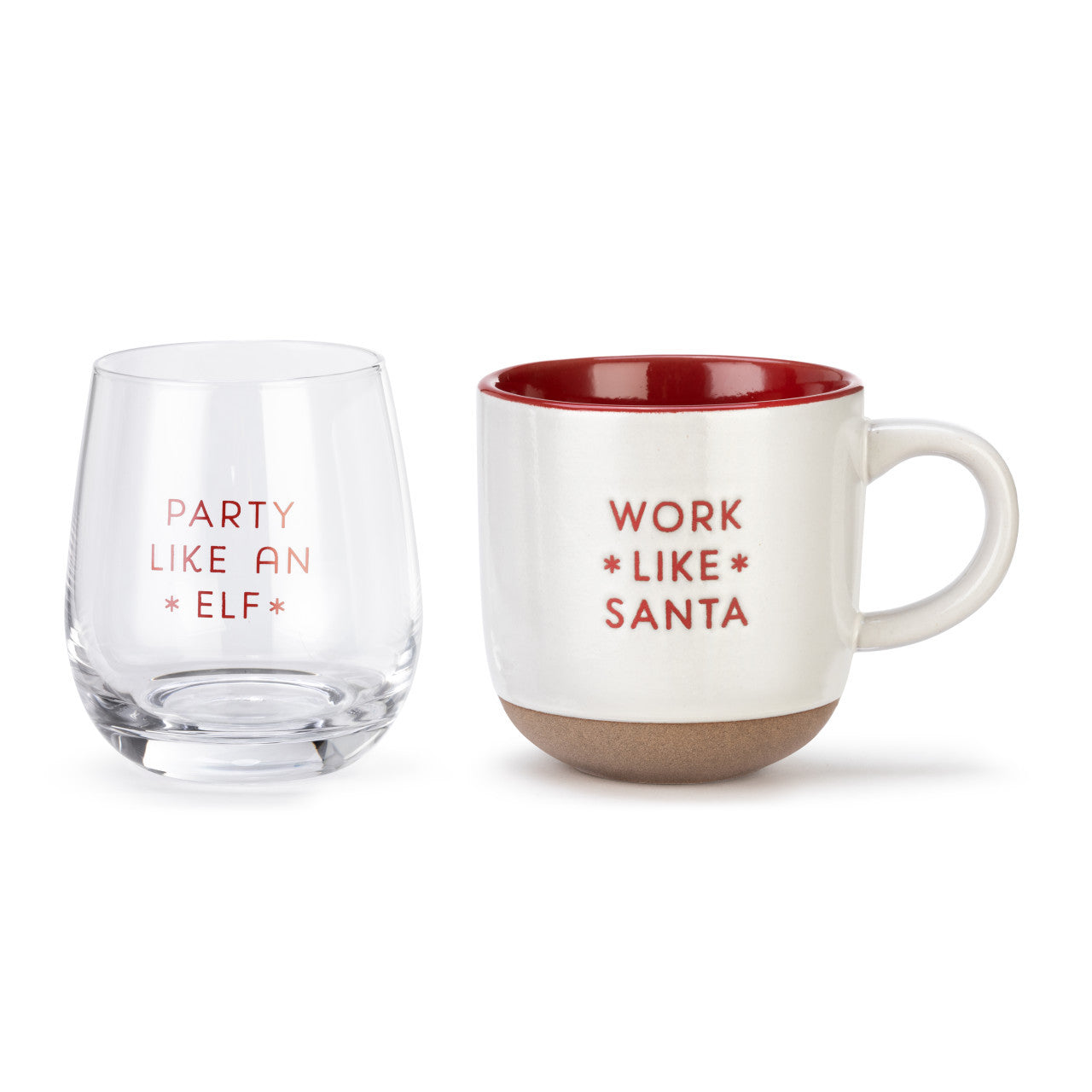 Demdaco Holiday Glasses and Mugs