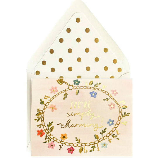 YOU'RE SIMPLY CHARMING CARD