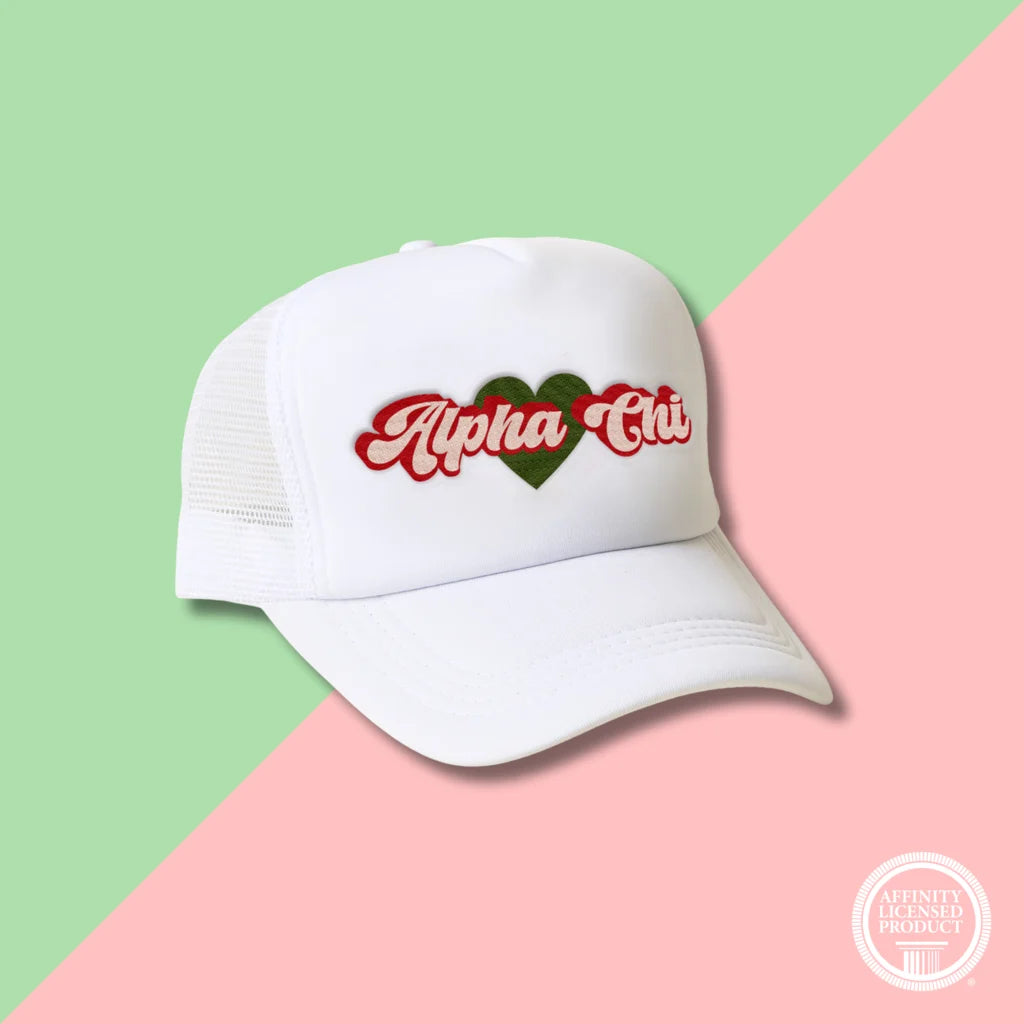 Sorority White Trucker Hat