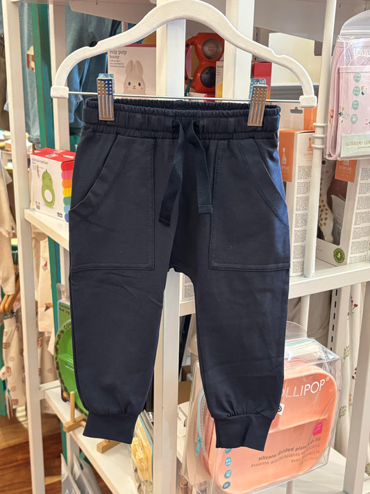 Musli Navy Draw-String Sweat Pants 12-18 Months