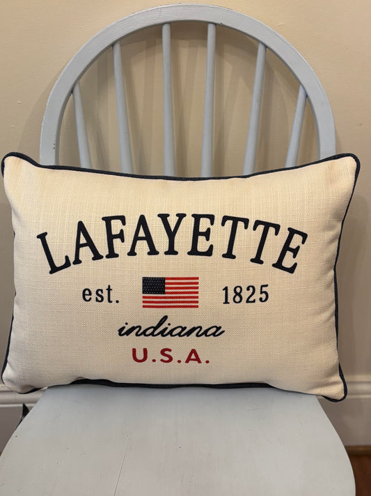 Lafayette Americana Hometown Pillow