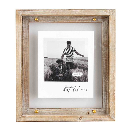 BEST DAD EVER BRASS SCREW FRAME