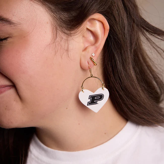 Nickel & Suede Leather Earrings