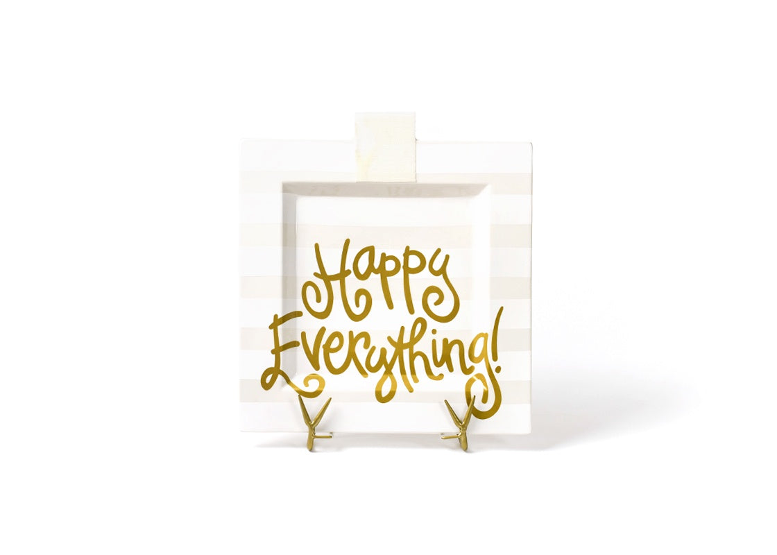 Happy Everything Large Square Platters