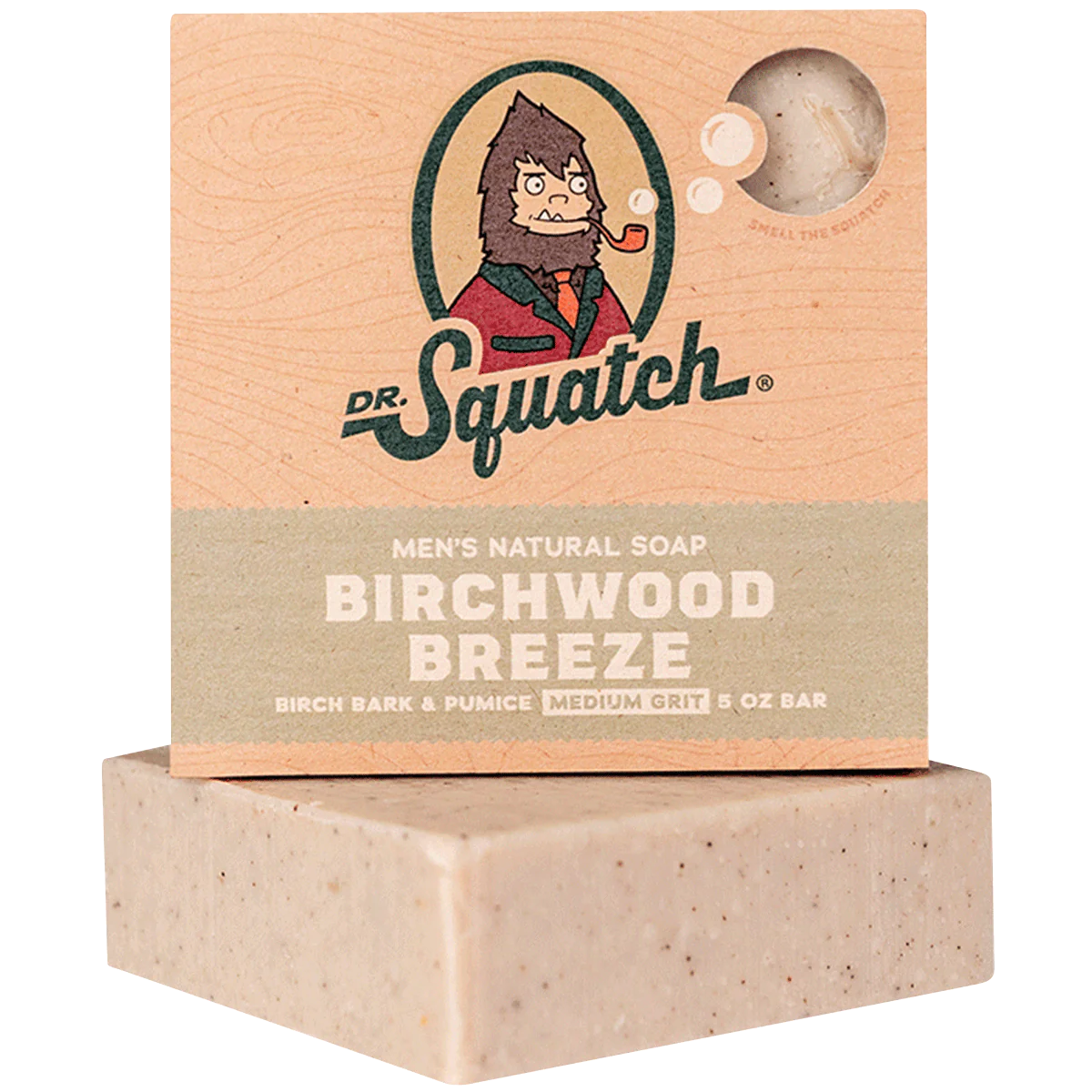 Dr. Squatch Limited Edition All Natural Bar Soap for Men with Medium Grit  Snowy Pine Tar