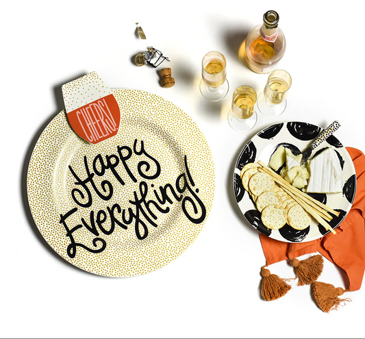 Happy Everything Large Round Platters