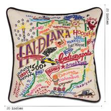 Indiana Embroidered Pillow