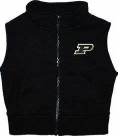 Purdue Kids Black Fleece Vest
